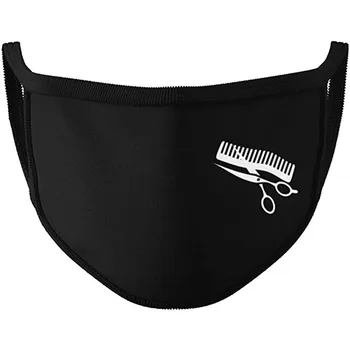 

Hairdressers Fashion Print Anti-dust Reusable Washable Cotton Mouth Face Masks Adult Carbon Filter Mouth-muffle For Men Women