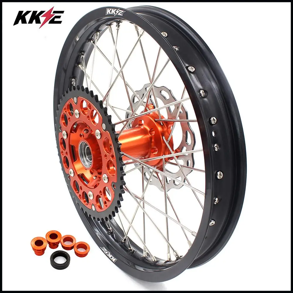 2 15*18 &quotэндуро заднее колесо для KTM EXC EXCF 125 150 200 250 300 350 450 2003 2019 оранжевый