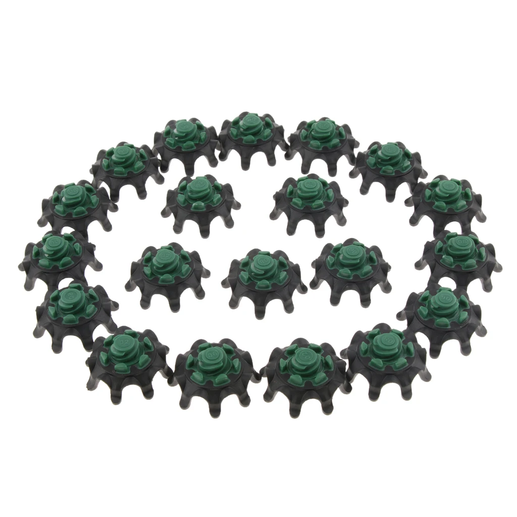 

20 Pieces Softspikes Golf Shoes Spikes Cleats Replacement Repair Supplies