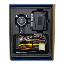 Motor de entrada sin llave para automóvil, botón de encendido, arranque, sistema de alarma para coche, botón, motor, arranque/parada, accesorios para coche(China)