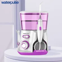 Водная нить V300R с 5 наконечниками, Электрический ирригатор для полости рта, зубная нить, емкость 800 мл, гигиена полости рта для семейного ухода