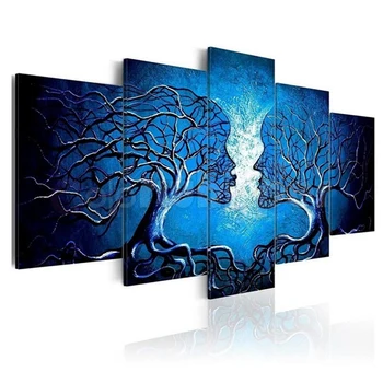 

5Pcs Diamond Painting Full Round Drill Love Tree 5D Diamond Painting Embroidery Cross Stitch Crystal Picture