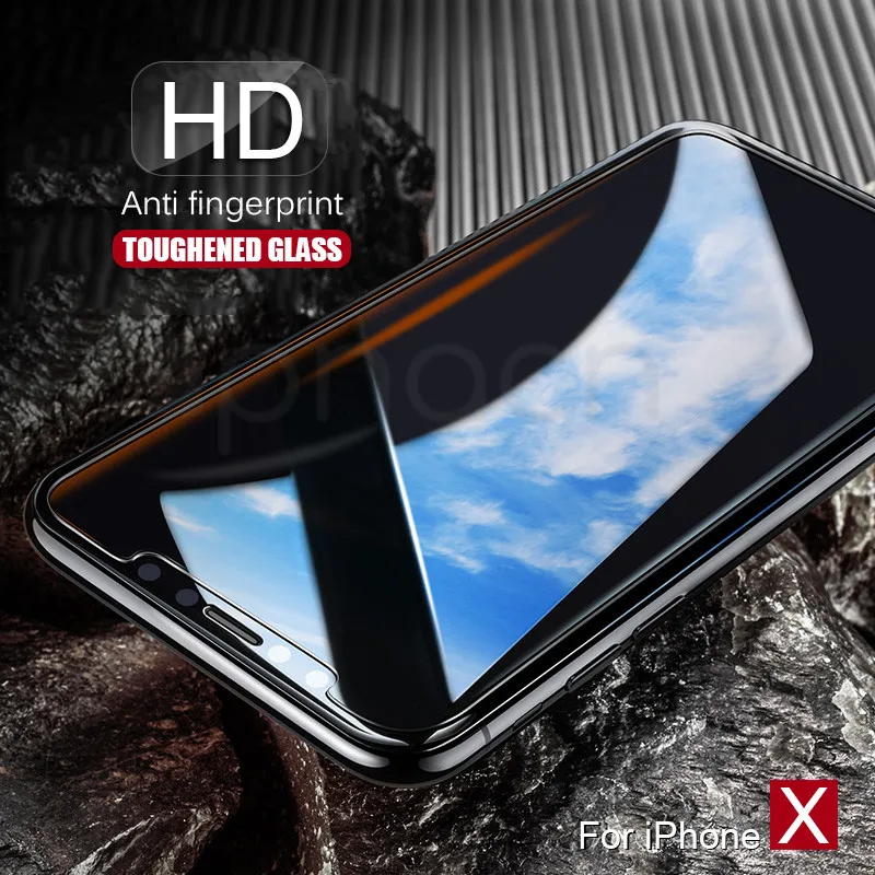 9H Анти-взрыв Защитное стекло для iPhone X XR XS 11 Pro Max закаленное защитное стекло для экрана для iPhone 8 7 6 6S Plus пленочный чехол