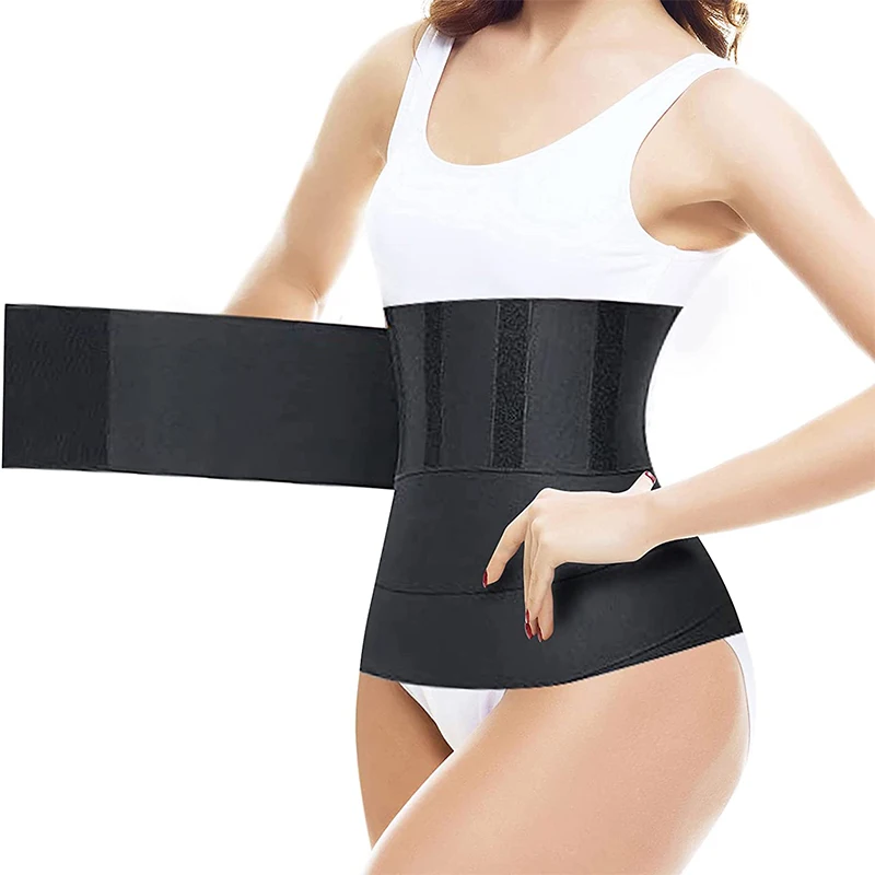Sexy Body Shaper Bandage Wrap Waist Trainer For Women Slimming Tummy Belt Sauna Stretch Trimmer Invisible Shaperwear Cincher Men extreme tummy control shapewear