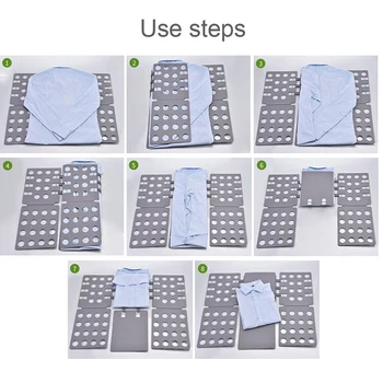 

magic Clothes Folding Board T-Shirt Laundry Organiser Easy Flip Fold Drawer Packer clothes organizer wardrobe storage dropship