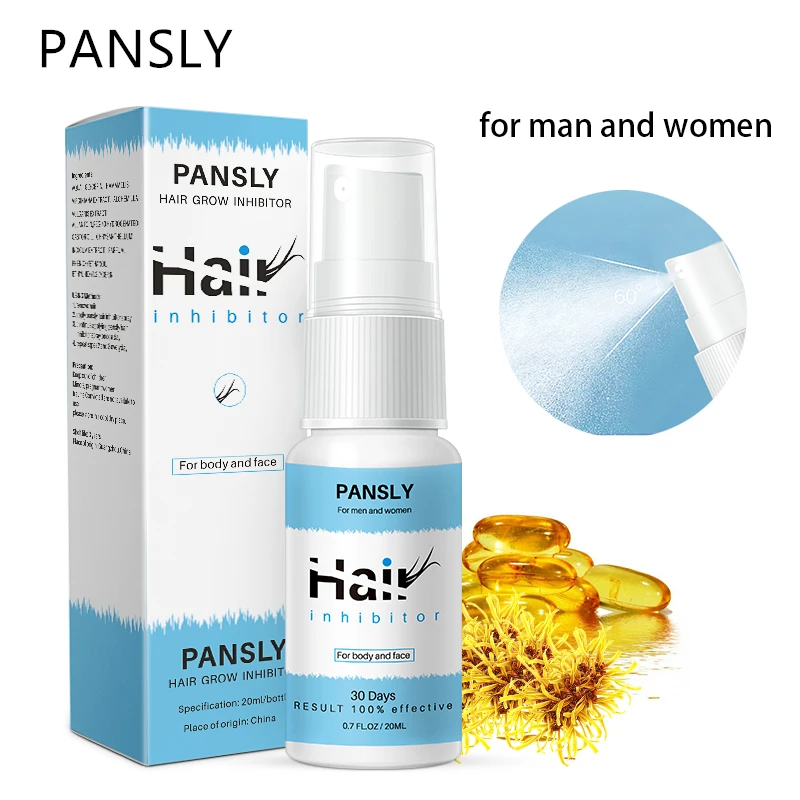 3 pcs PANSLY Painless Facial Hair Removal Inhibitor Spray Beard Legs Armpit  Smooth Repair Skin Pubic Hair Stop Growth Spray 20ml|Hair Removal Cream| -  AliExpress