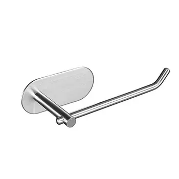 

Stainless Steel Tissue Holder Household Toilet Paper Holder Drawing Process Holle Free Wall Mount Bathroom Tissue Rack