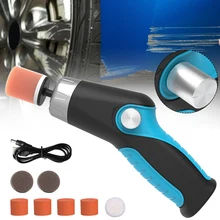 

60W Mini Electric Buffer Polisher 8500RPM Variable Speed Car Polishing Machine with Polishing Pads for Car Polishing Grinding