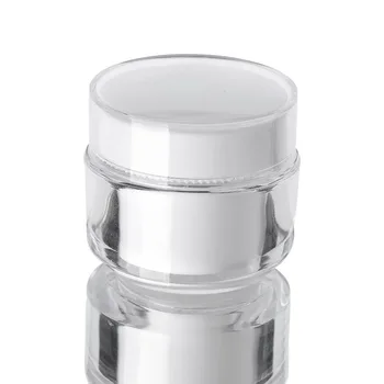 

1PCs 30/50g Double Layer Plastic Makeup Cream Jar, 30ml 50ml Empty Cosmetic Powder Container, Refillable Lotion Gel Cans New