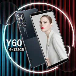 Téléphone portable Y60 débloqué, écran de 5.8 pouces, Smartphone, Android 10.0, 8 go de RAM, 128 go de ROM, Version internationale 