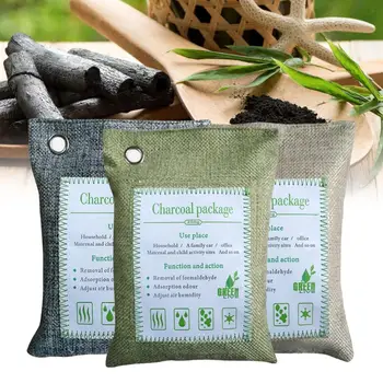 

Air Purifying Bags Nature Fresh Charcoal Bamboo Air Purifying Bag Mold Odor Purifier Bamboo Charcoal+non-woven Fabric
