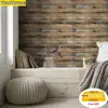 HaoHome Self Adhesive Wall Paper Faux Wood Grain Peel and Stick Wood Wallpaper Vinyl waterproof Wall Stickers ► Photo 1/6