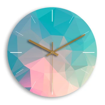 

Creative Simple Wall Clock Nordic Art Wooden Silent Living Room Modern Design Quartz Wall Clock Duvar Saati Home Decor DB60WC