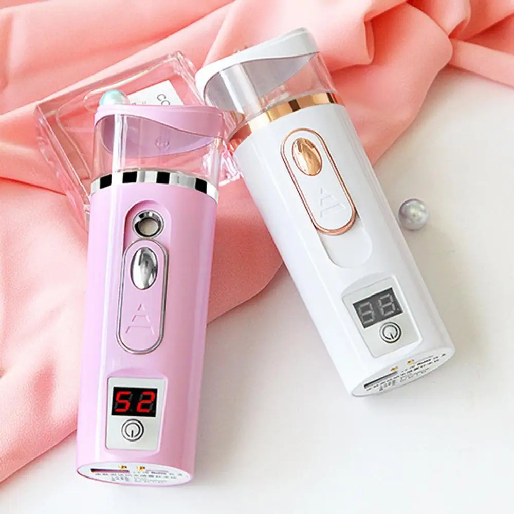 

Steam Face Nano Spray Cold Spray Machine Skin Moisture Detection Beauty Instrument Facial Humidification Artifact USB Power Bank