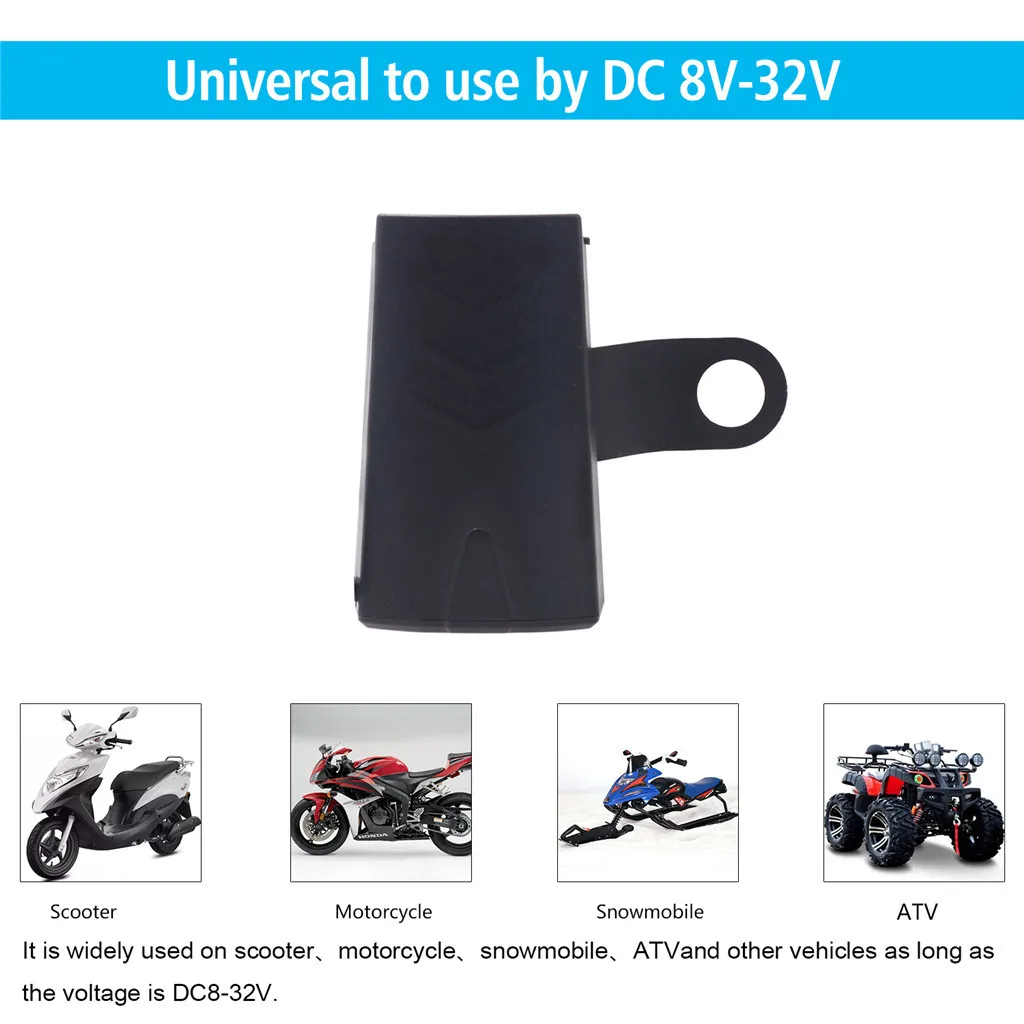 5 в водонепроницаемый USB мотоцикл сотовый телефон gps блок питания зарядное устройство Мотоцикл ATV Лодка USB зарядное устройство# P10