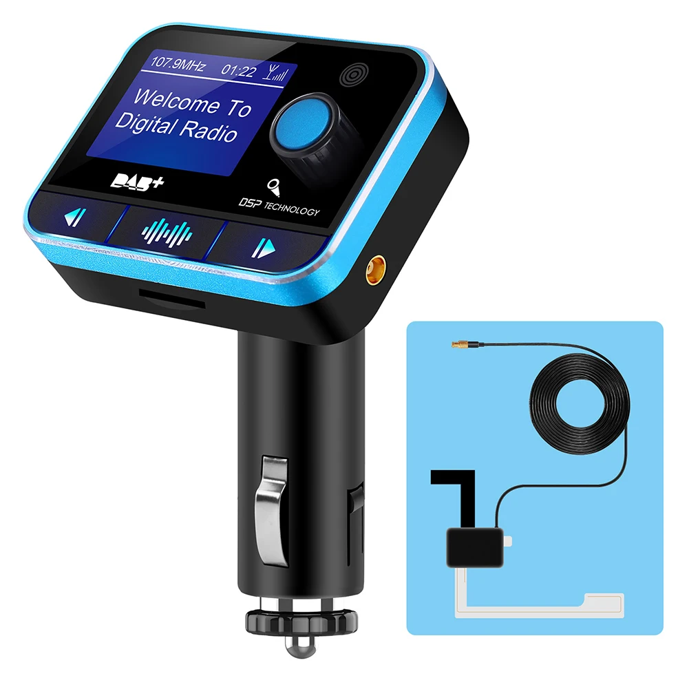 Wireless Modulator USB Charger Music MP3 Player FM Transmitter DAB Digital Practical Auto Stereo Car Bluetooth Adapter Radio