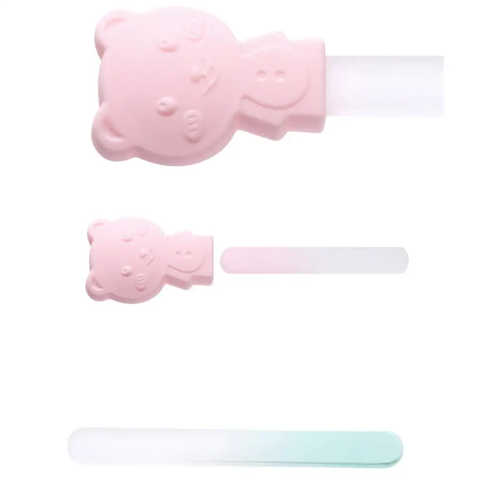 

2 Pcs/set Cartoon Baby Kids Nail Beauty Repair Tool Supplies Adults Nails File Polishing Block Bar
