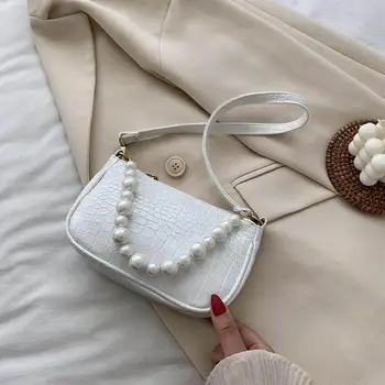 

Pear Design Crocodile Pattern PU Leather Small Shoulder Bags For Women 2020 Summer Crossbody Bags Lady Travel Handbags