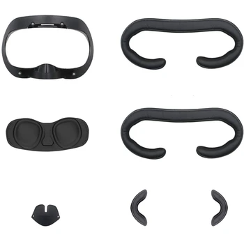 

Facial Interface Bracket PU Leather Foam Face Cover Pad Replacement & Anti-Leakage Nose Pad Set for Valve Index Headset