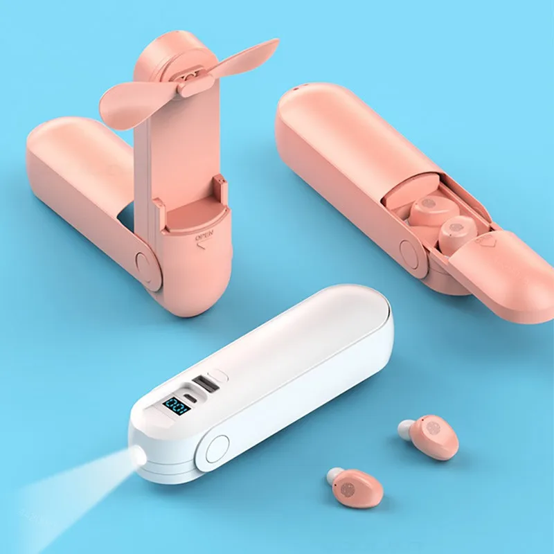 Вентилятор Тип наушники вкладыши TWS Bluetooth Беспроводной 5 0 2000 мАч HD стерео