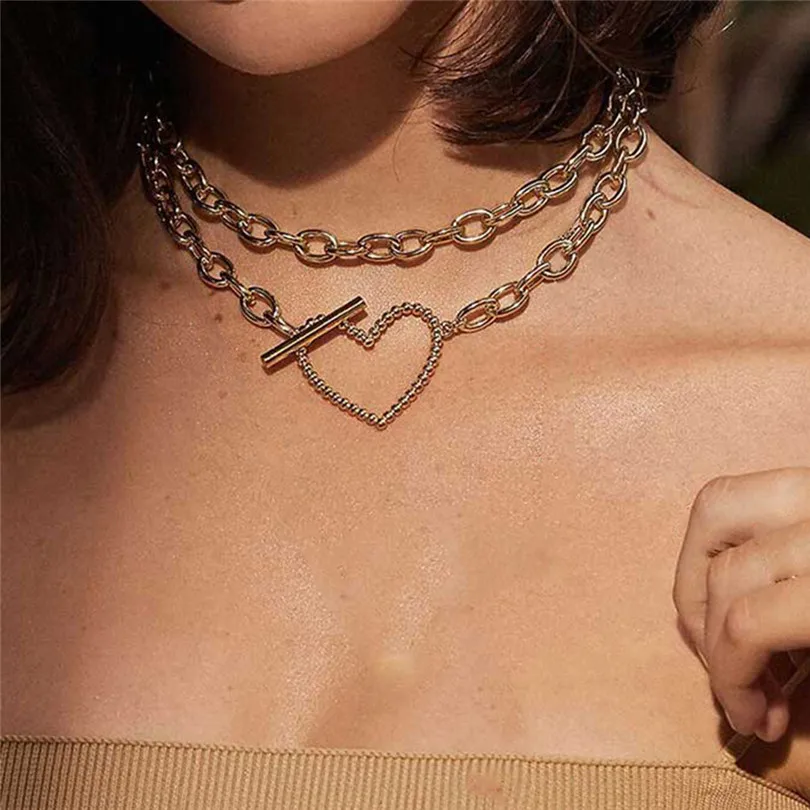 

Vintage Metal Necklace Multilayer Large Necklace Large Geometric Necklace Ladies Jewelry Collares De Moda 30AUG14