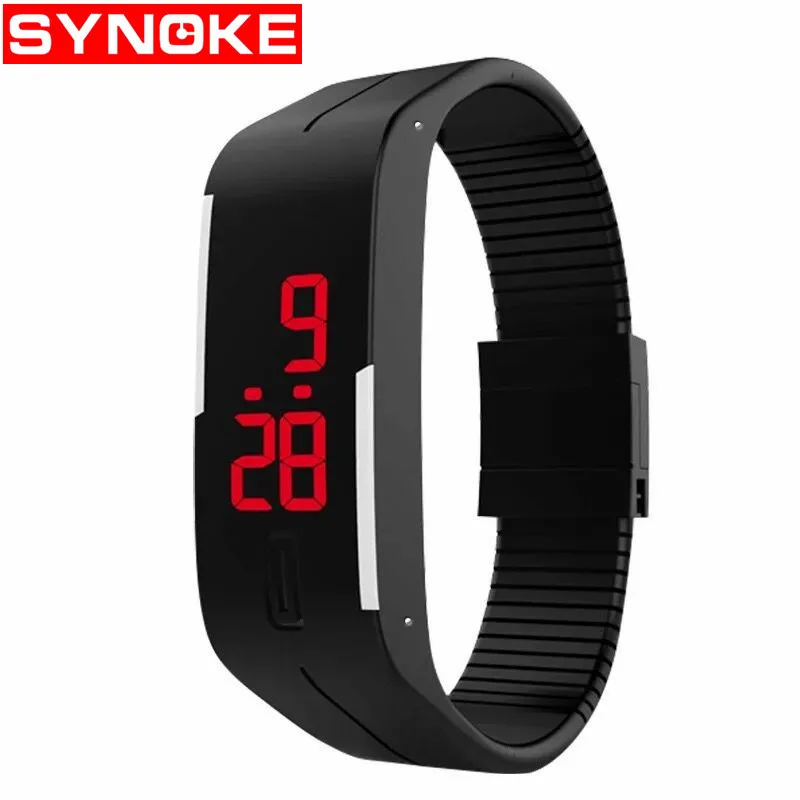 

Korean-style LED Smart Bracelet Watch Cool Waterproof Sports Students Couples Touch Table Hot Selling 80003