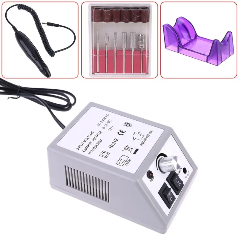  PROFESSIONAL ELECTRIC NAIL FILE DRILL Manicure Tool Pedicure Machine Set kit