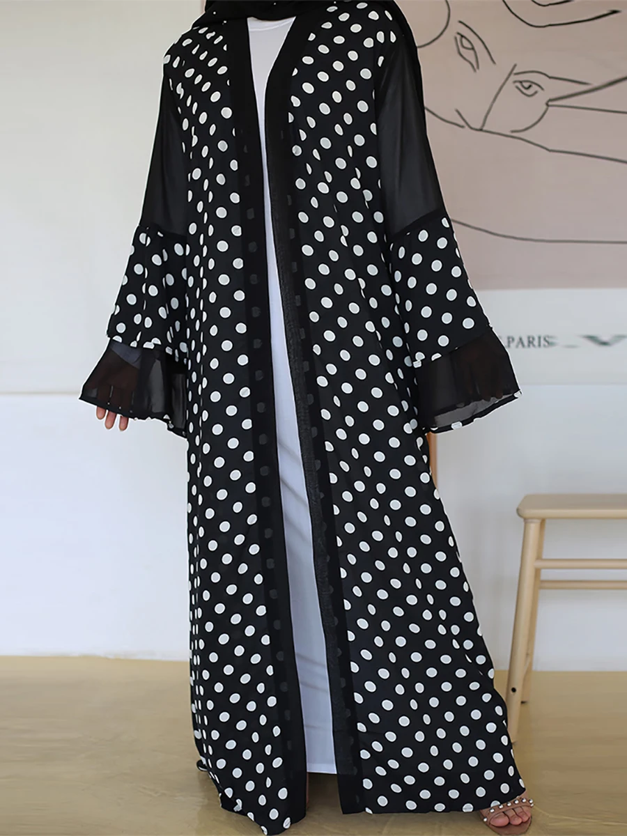 1706#New Arrival Middle East Women's Kimono Long Sleeve - CHAOMENG MUSLIM SHOP