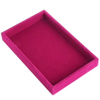 

Stackable Jewelry Trays Inserts Velvet Catch All Jewelry Display Tray Case F3MF