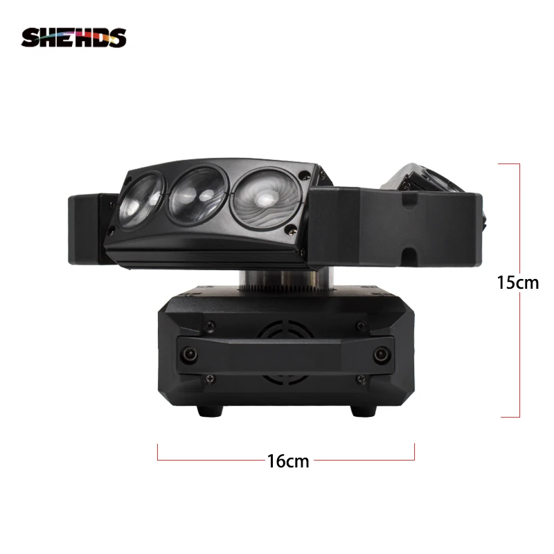 Najtaniej New Arrival MINI LED 9x10W pająk świetlny LED RGBW 16 48CH DMX światła sceniczne Dj LED pająk reflektor z ruchomą głowicą