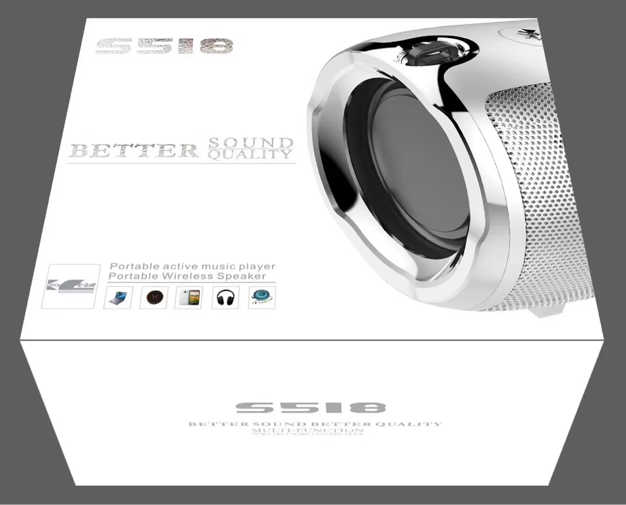 S518 Bluetooth динамик портативный плечевой ремень Портативный карта компьютерный сабвуфер мини динамик