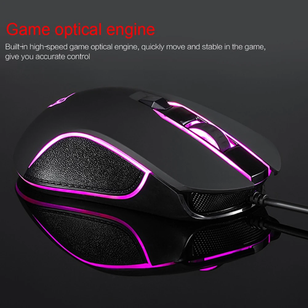 Ck888 Gaming Mechanical Keyboard Mouse Usb Wired Mechanical Keyboard Mouse Set With Rgb Led Backlight Adjustable Dpi Gaming Part
