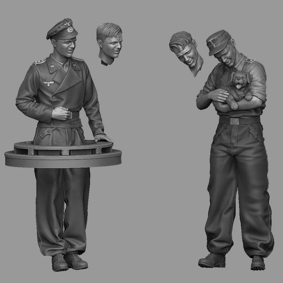 1/35 Resin Model Figure GK, Military theme ï¼ŒUnassembled and unpainted kit