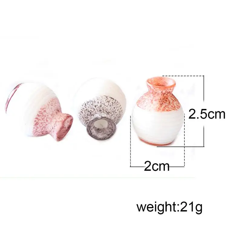 3pcs/Set Vintage Blue Mini Mushroom House Miniature Mini Craft Fairy Garden Micro Landscaping Decor Home Decoration Accessories miniature figurines,mini mushroom ornament