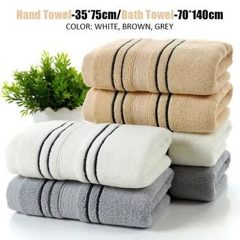 

For Adults Soft Household Simple Beach Hand Face Water Absorbent Thick Multifunctional Gift Spa Cotton Blend Unisex Bath Towel