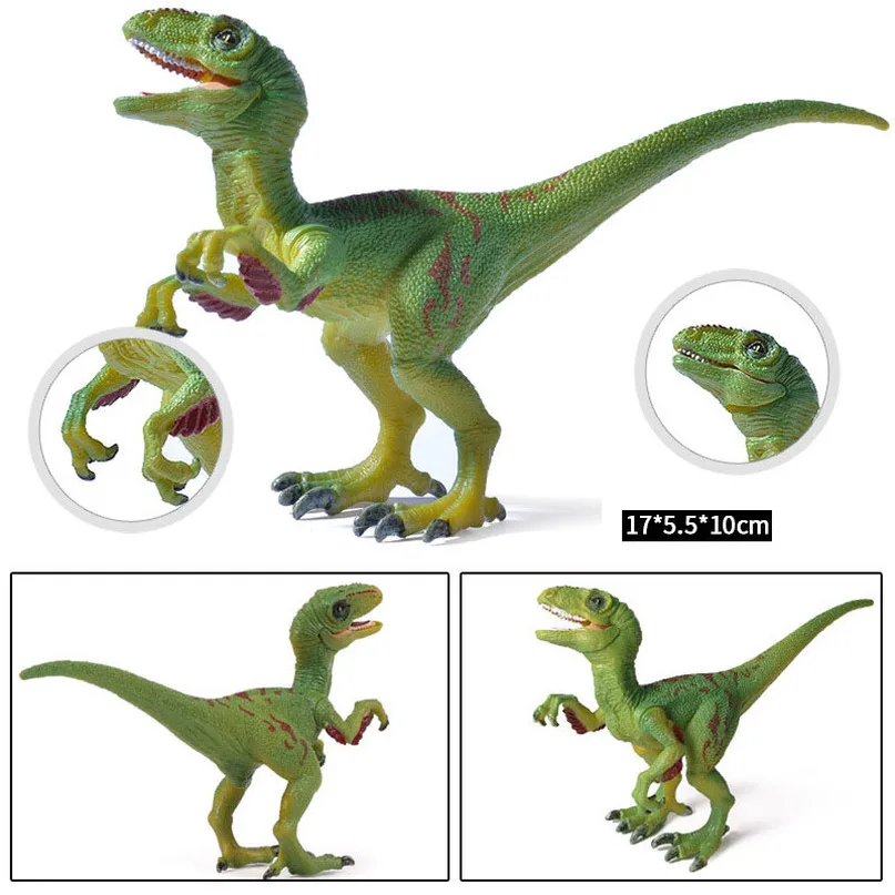 Модель дракона Velociraptor Имитация Динозавра фигурка зверя Образовательное древнее