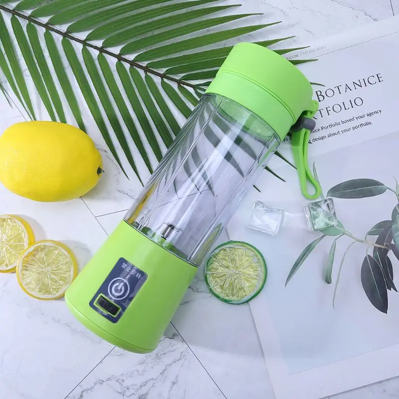 USB электрическая соковыжималка, фруктовый сок, мини, портативная, для спорта на открытом воздухе, перезаряжаемая, 400 мл, домашний миксер, детское питание, соевое молоко