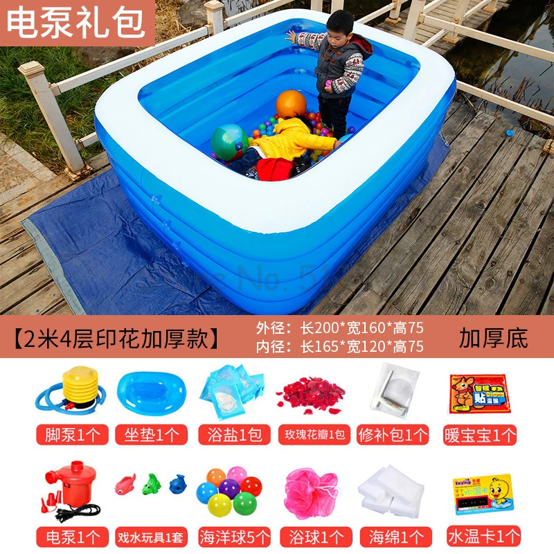 Domestic Inflatable Bathtub Can Be Folded To Thicken Adult Body Bath Tub Insulation Bath Artifact Bath Tub Bathtub Bag - Цвет: Синий