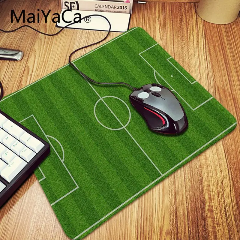 Lock Edge 20x25cm MaiYaCa Подарочный коврик для мальчика, футбольный футбол, натуральный резиновый игровой коврик для мыши, Настольный коврик, прочный офисный аксессуар и подарочный коврик для мыши - Цвет: Lock Edge 20x25cm