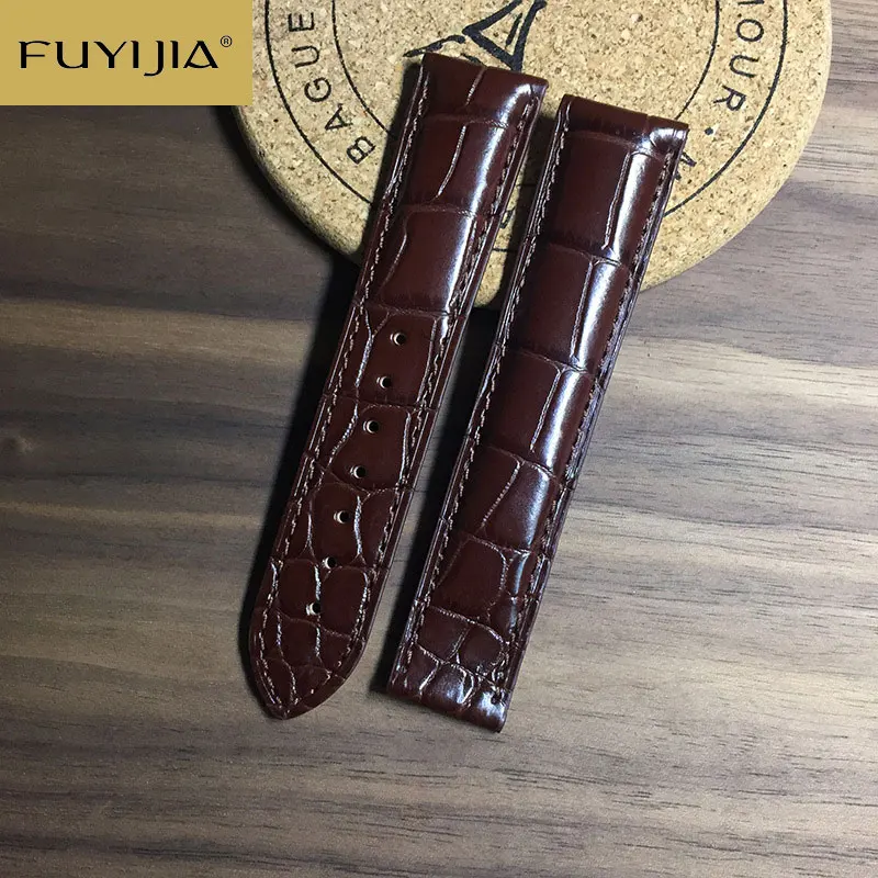 Ремешок ручной работы FUYIJIA для мужских и женских наручных часов