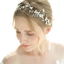 Новые Свадебные украшения ручной работы аксессуары для волос, вставленные в лес цветок Шпилька Свадебные украшения для головы