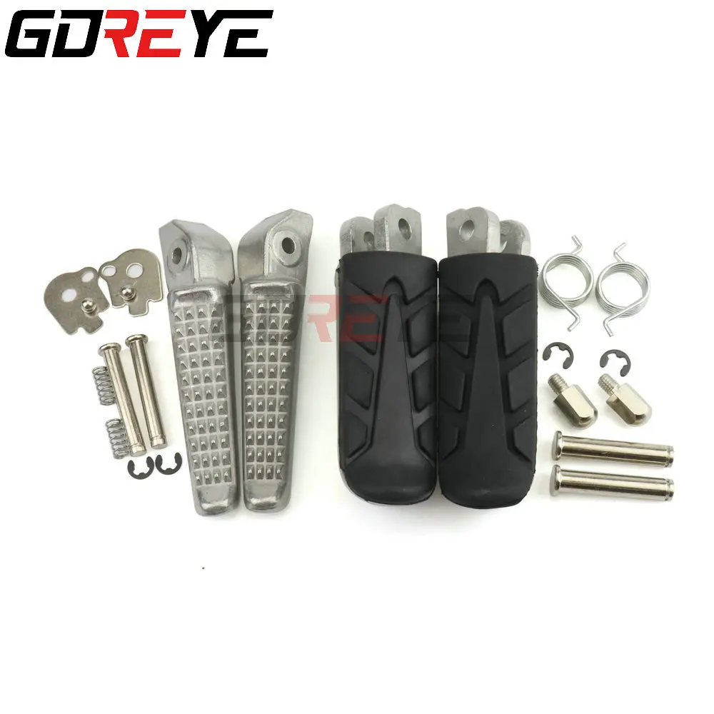 Motorcycle Front Rear Footrests Foot Pegs For Honda Cb400 Superfour Cb