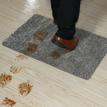 

Non Slip Magic Doormat Rug Mud Absorbent Clean Mat Indoor Super Absorbs Doormat Door Inside Floor Dirt Cotton Entrance Rug