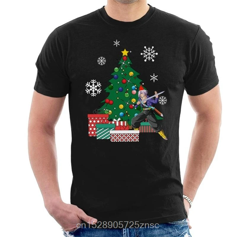New Printed Funny Men camiseta Trunks Around The Christmas Tree Men's T-Shirt men masculina Women tshirt |