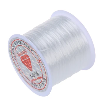 

Stretchy Elastic Crystal String Cord Thread for Jewelry Making white
