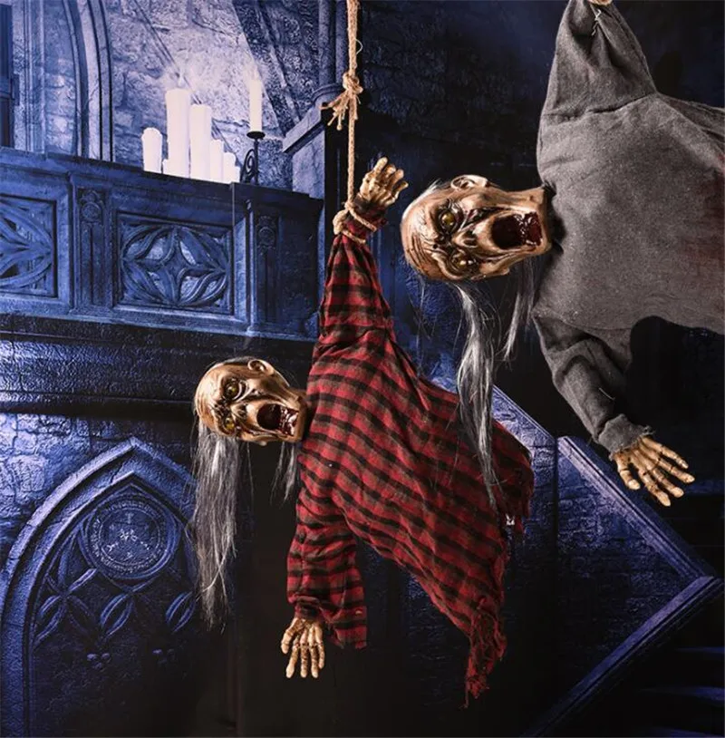 scary halloween hanging ghost electric horror party