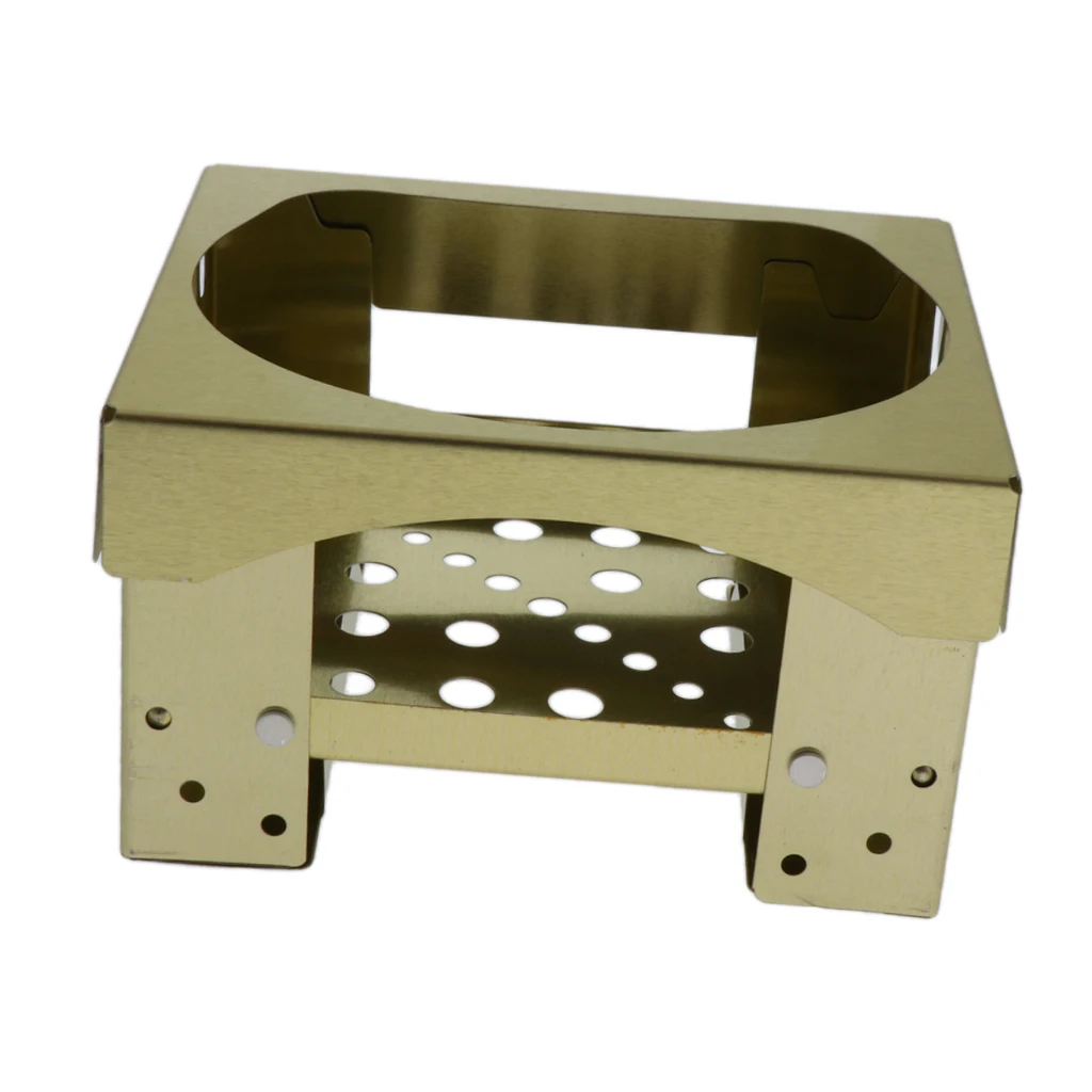 Alcohol Stove Mini Pocket Portable Outdoor Camping Folding Spirit Furnace Lightweight Outdoor Cooker