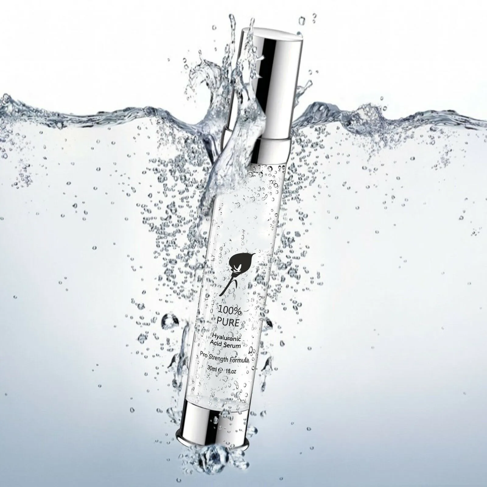 

Pure 100% Strong Hyaluronic Acid Serum Anti Wrinkle Face Cream Gel Moisturiser 30ml
