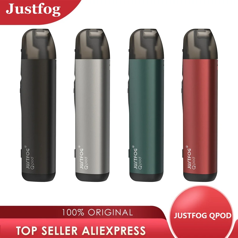 

Original JUSTFOG QPOD Pod Kit with 900mAh Battery & 1.9ml Pod System Electronic Cigarette E cig vs Justfog Minifit/ Renova Zero