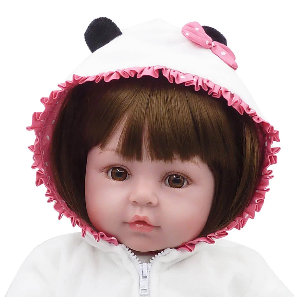 24 дюймов Decdeal силиконовые куклы Reborn Baby Большие размеры реалистичные куклы Мягкие сенсорные куклы для детей подарки на день рождения с кукольной одеждой